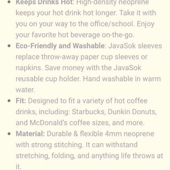 Javasok: helps keep hands safe from hot coffee - Picture 8 of 9